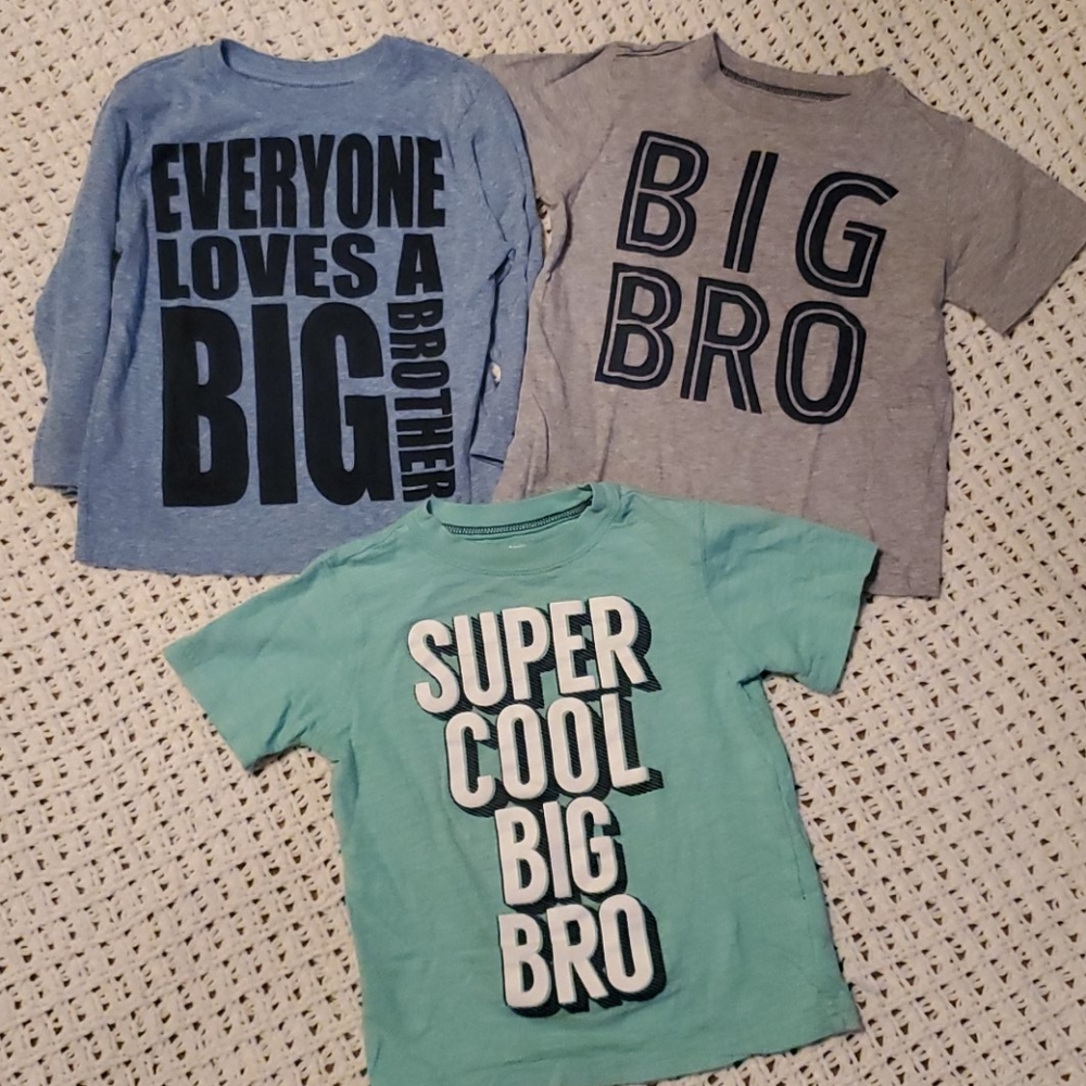 "Big Brother" 3-Bundle Shirts Size 3t